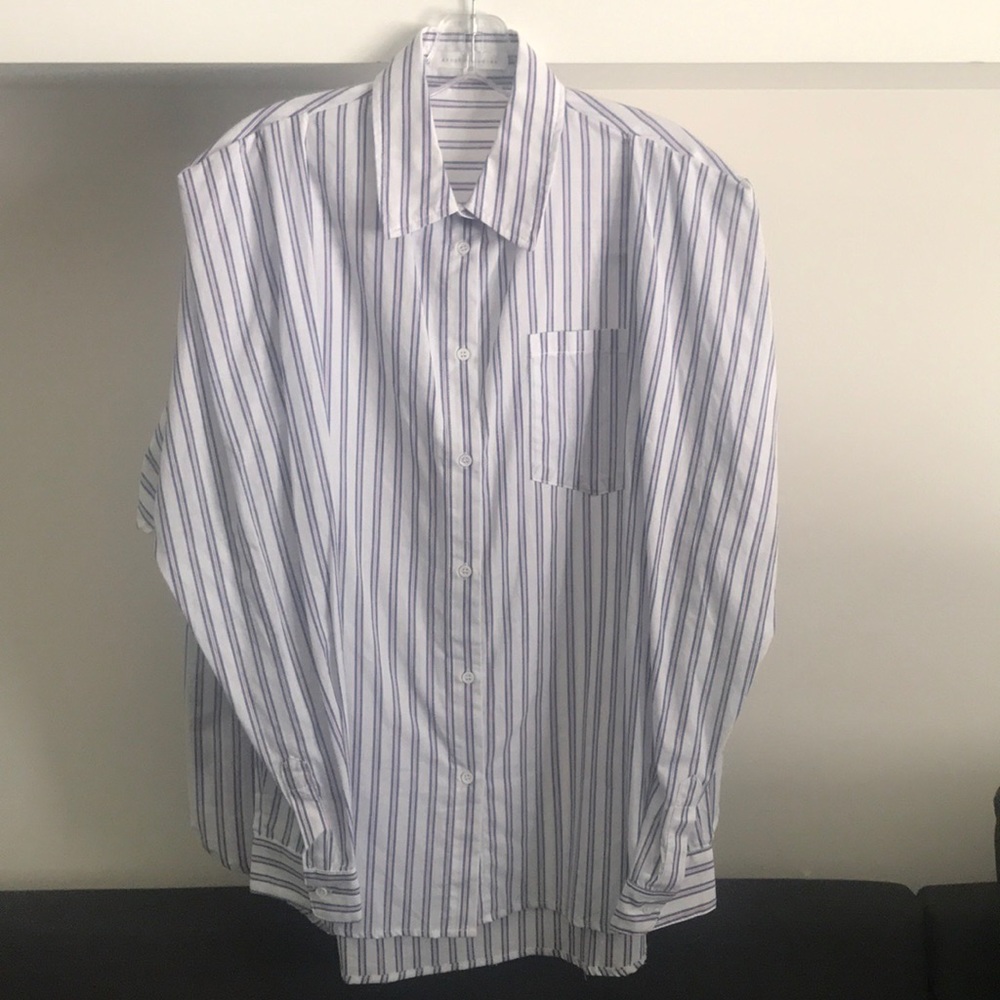 Button down stripes top.